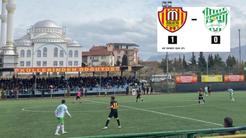 Malatyaspor, Lider 12 Bingölspor’u Evinde 1 - 0 Yendi 