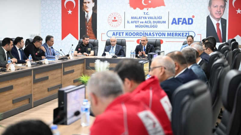 Malatya'da Afet İstişare ve Koordinasyon Toplantısı Gerçekleştirildi