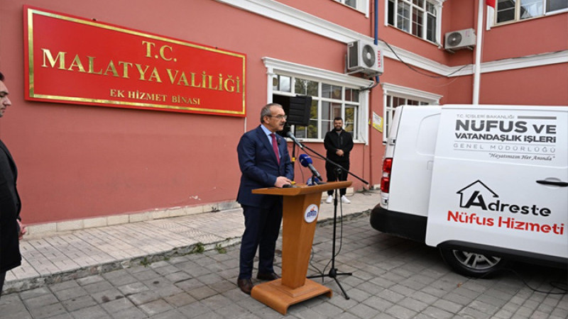 Mobil Hizmet Aracı Malatya'da Hizmet Vermeye Başladı