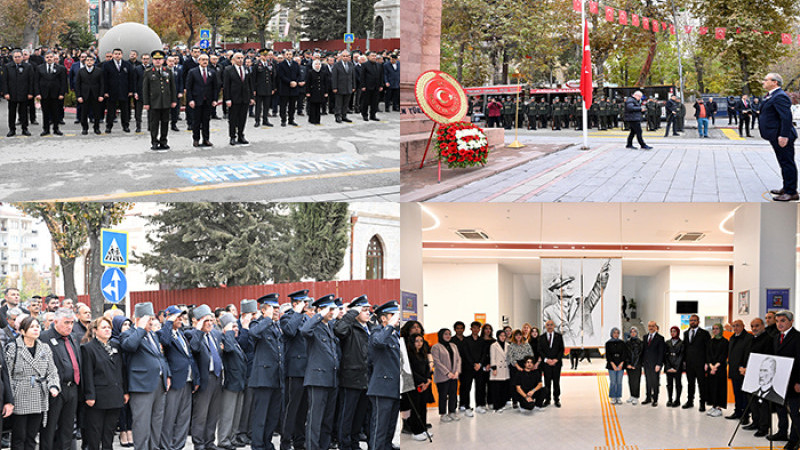 Ulu Önder Atatürk 86. Ölüm Yıl Dönümünde Törenlerle Anıldı