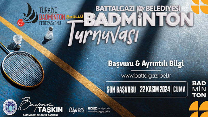 Badminton Turnuvası İçin Başvurular Başladı