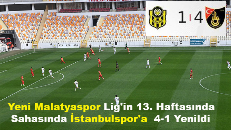 Yeni Malatyaspor Lig'de Oynadığı Tüm Maçları Kaybetti