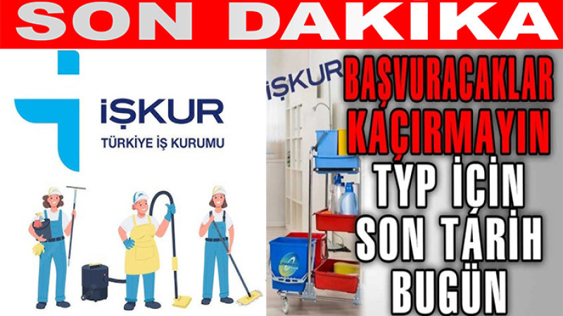 Toplum Yararına Program (TYP) Başvuruları Bugün Son