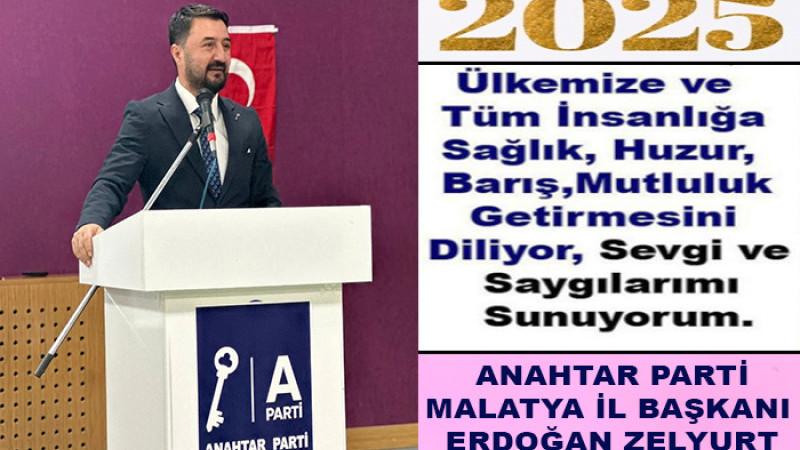 Erdoğan Zelyurt, Anahtar Parti Milletimizin Yeni Umudu Olacaktır