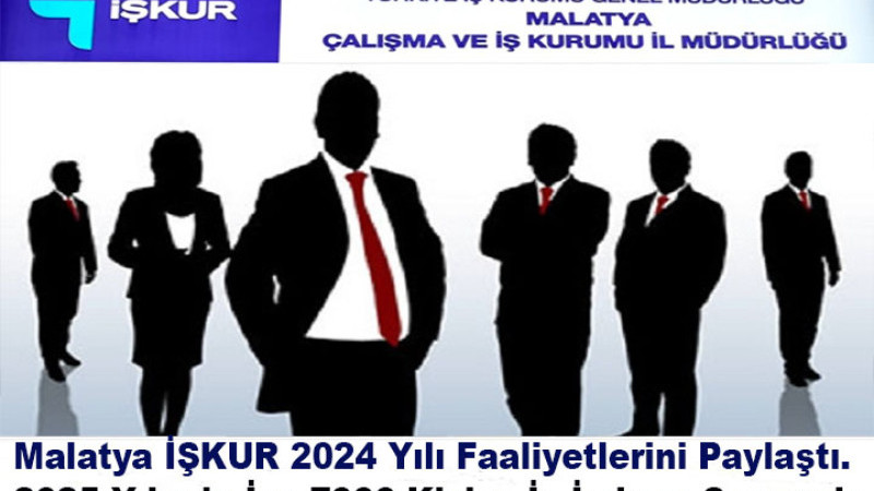 Malatya İŞKUR 2024 Yılı Faaliyetlerini Kamuoyu İle Paylaştı