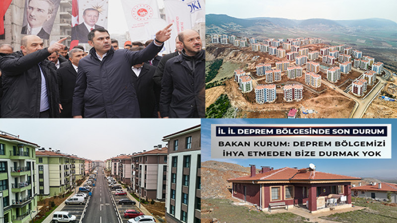 Bakan Kurum, Malatya Dahil Deprem Bölgesinde İl İl Son Durum 