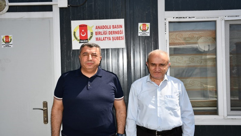 Başkanı Ramazan Özcan, Anadolu Basın Birliği Malatya Şubesini Ziyaret Etti