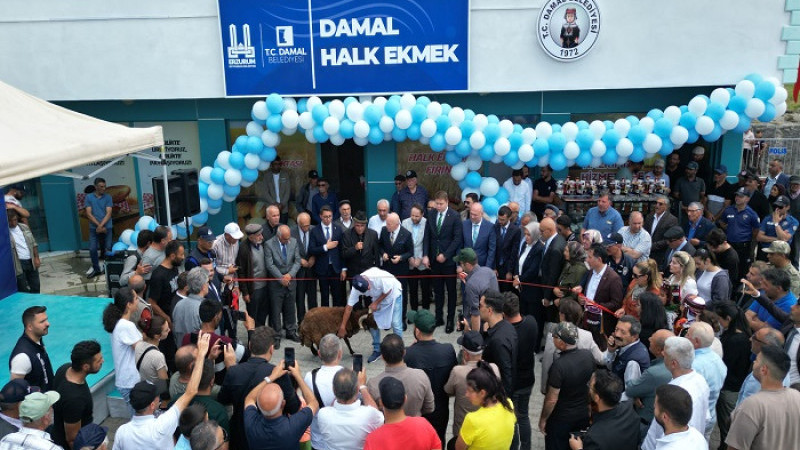 Erzurum Büyükşehir Belediyesi Ardahan Damal'a Halk Ekmek Fırını Açtı