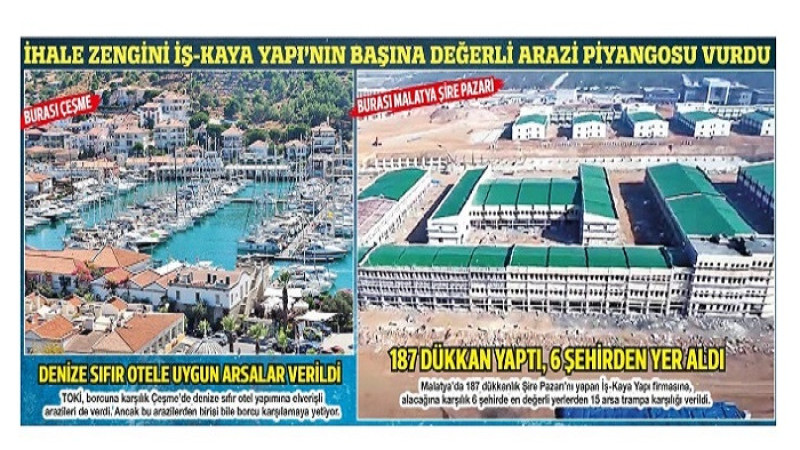 Malatya Şire Pazarı Üzerinden 6 İl'de 15 Arsa  Trampa (Takas) Vurgunu Yapıldı