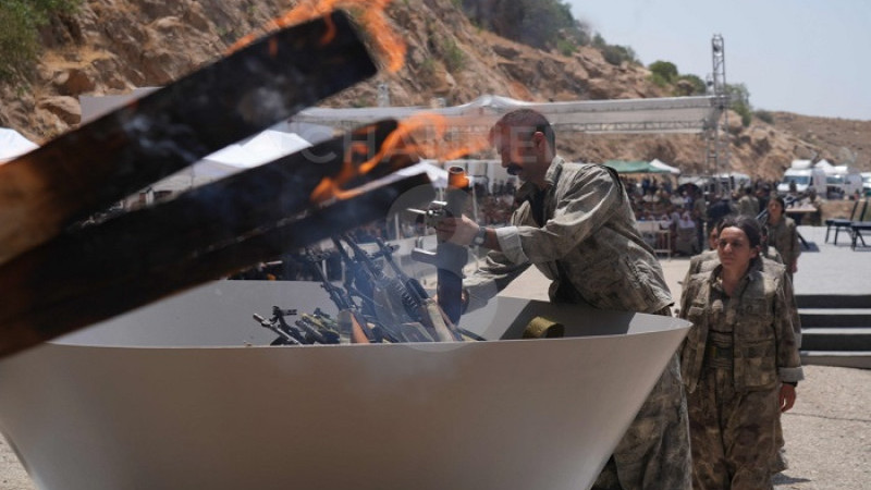 Terörsüz Türkiye Hedefinde Terör Örgütü PKK, Silah Bırakmaya Başladı