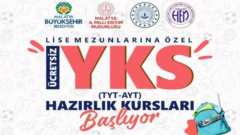 Ücretsiz Yüksek Öğretim Kurumları Sınavı  Hazırlık Kursları Kayıtları Başlıyor