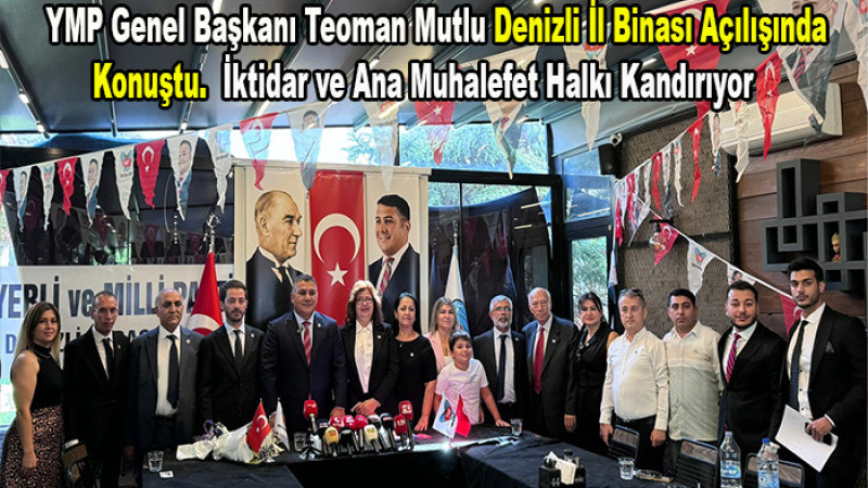 Teoman Mutlu, İktidar ve Ana Muhalefet Görevini Yerine Getirmiyor