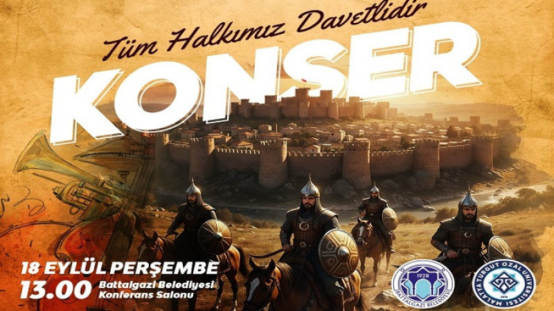 Battalgazi'de  “Fetih ve Kahramanlık Türküleri” Konseri Düzenleyecek