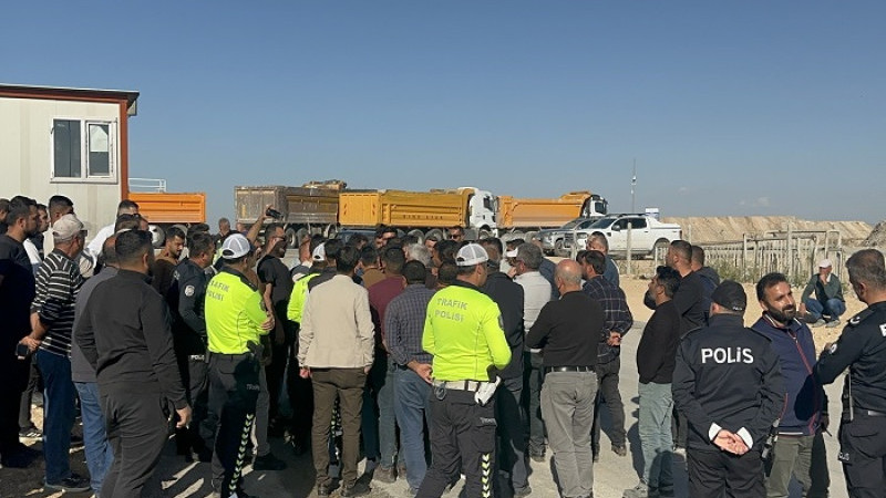  Malatya’da Hafriyat Kamyoncuları Cezalara  İsyanı Etti Kontak Kapattı
