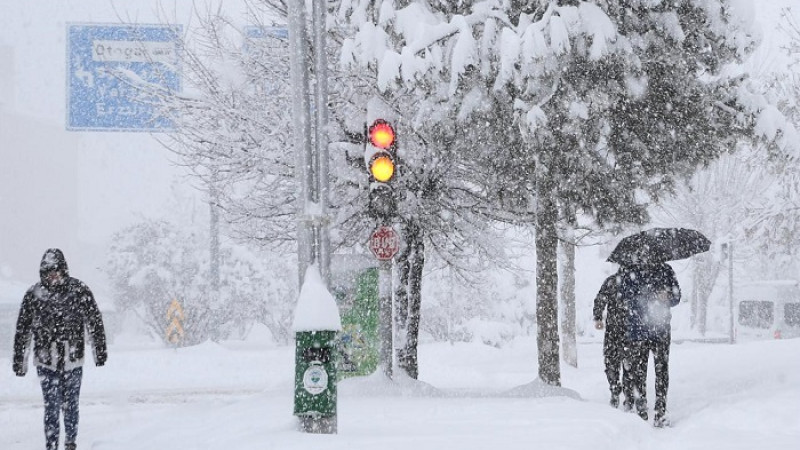 Malatya'nın 9 İlçesinde Kar Nedeniyle Okullar Tatil Edildi