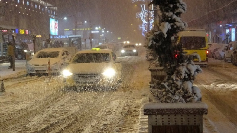 Malatya Genelinde Kuvvetli Kar Yağışı Hayatı Olumsuz Etkiledi
