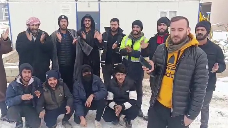  İkizce Mahallesi’nde Ücretlerini Alamayan TOKİ İşçileri Eylem Başlattı