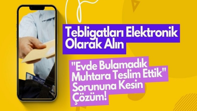 Kamuda 'Dijital Tebligat' Dönemi: Her Vatandaşa Zorunlu Adres Geliyor