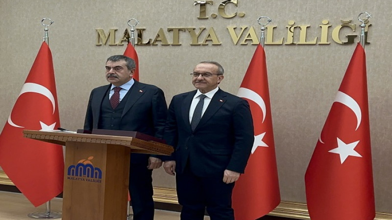 MEB Bakanı Yusuf Tekin Malatya'da Eğitim Yatırımlarını İnceledi