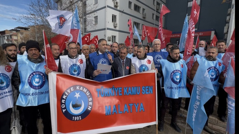 Türk Kamu-Sen Malatya'dan Ek Zam Ve Refah Payı Çağrısı