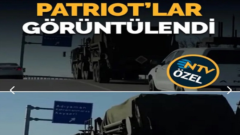 Malatya'ya Patriot Sevkiyatı Başladı: İlk Parçalar Görüntülendi