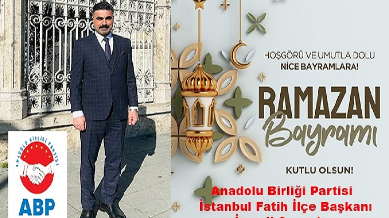 Başkan İsmail Soysal; Ramazan Bayramınız Mübarek Olsun