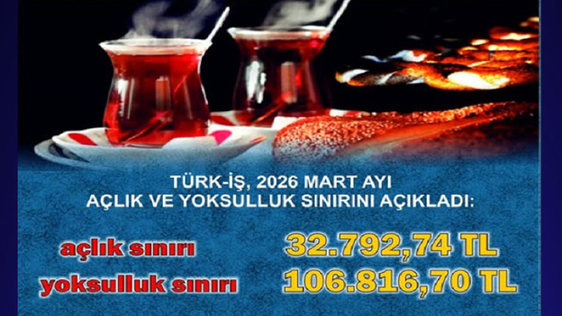 TÜRK-İŞ; Mart Ayında Açlık Sınırı 32.793 TL’ye Yükseldi