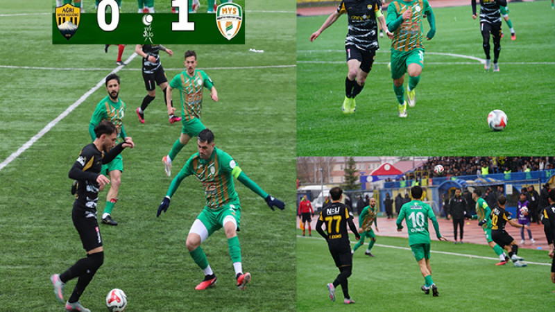 Yeşilyurtspor Deplasmanda Ağrı 1970 Spor'u 1-0 Mağlup Etti
