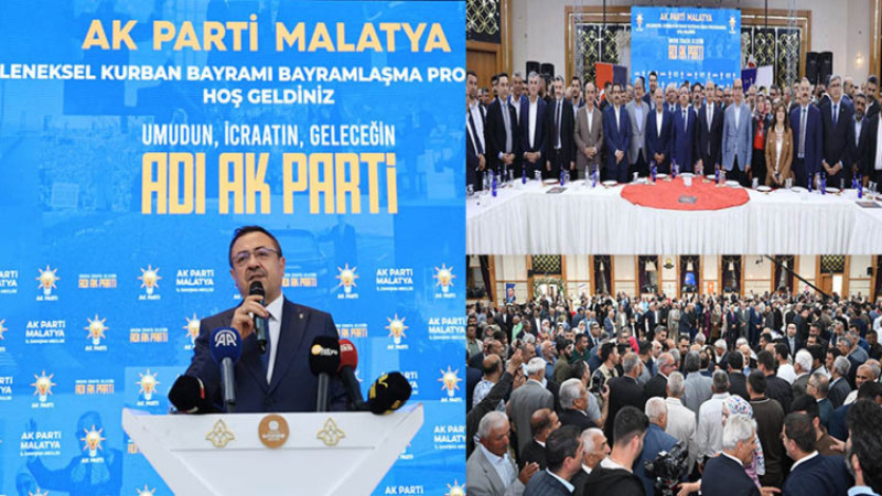 AK Parti Malatya Teşkilatında Bayramlaşma Programı Düzenlendi