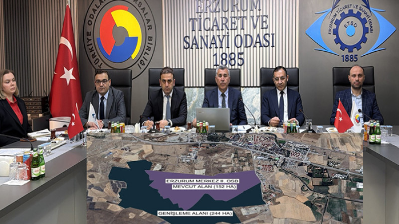 Erzurum Sanayisi Büyüyor: Merkez II OSB’ye 246 Hektarlık İlave Alan