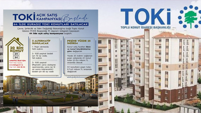 TOKİ Malatya  İkizce'de 1000 Konutu Kurasız Satışa Sunacak