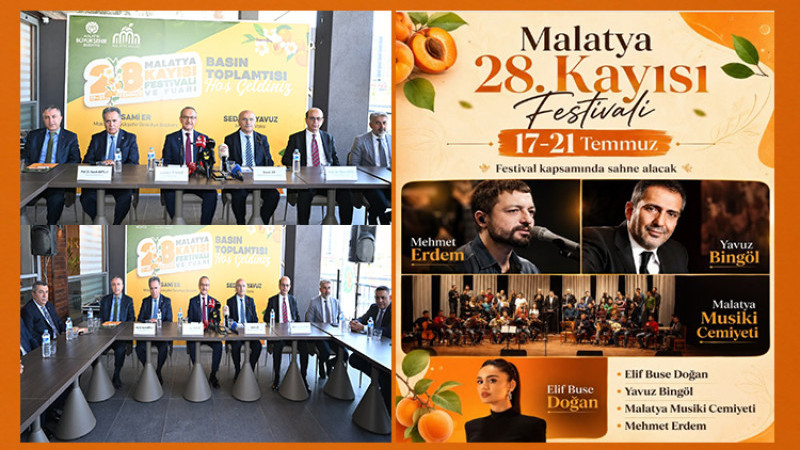 Malatya Kayısı Festivali ve Fuarı’nın 28'incisi Düzenlenecek
