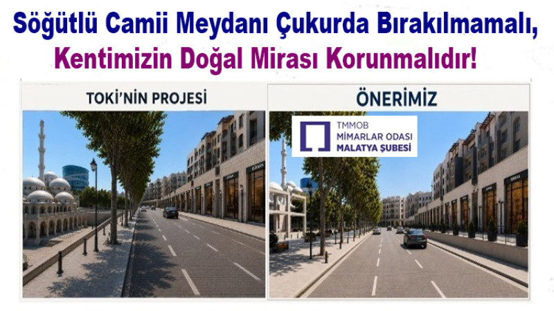Söğütlü Camii Meydanı Çukurda Bırakılmamalıdır