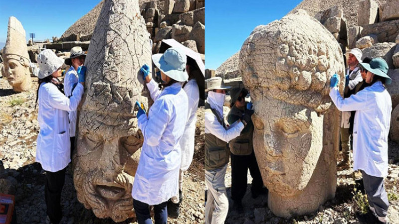 Nemrut'ta Dev Heykelleri Bilim ve Teknoloji İmkanlarıyla Korunacak