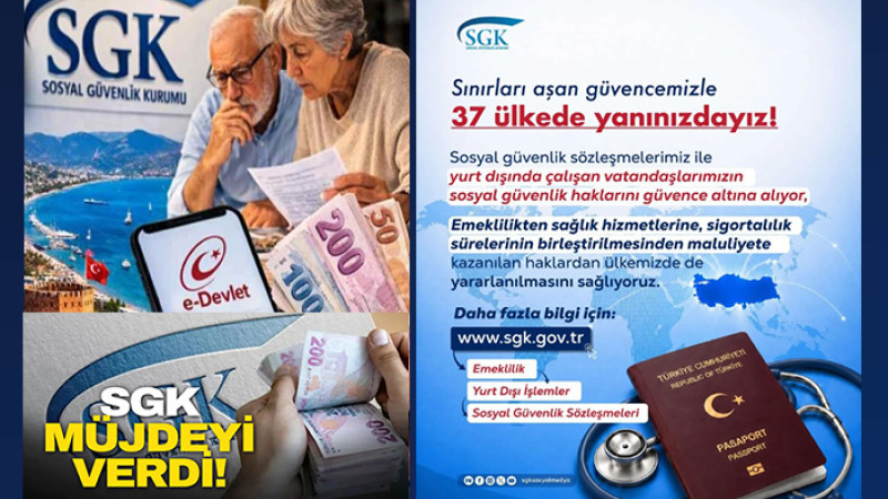 SGK Erken Emeklilik İçin 37 Ülke İle İmzaları Attı