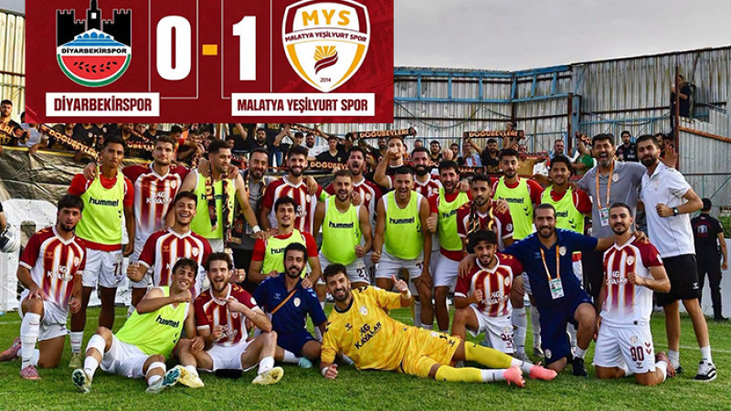 Malatya Yeşilyurtspor Sezona Diyarbakir'da Galibiyetle Başladı