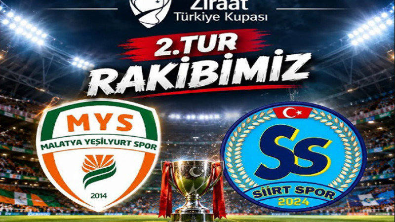 Yeşilyurtspor  Kupa'da 7 Ekim'de Siirt 56 Spor'la Karşılaşacak