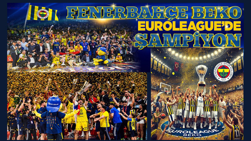 Fenerbahçe Beko Finalde Monaco'yu 81-70 Yenerek EuroLeague Şampiyonu Oldu