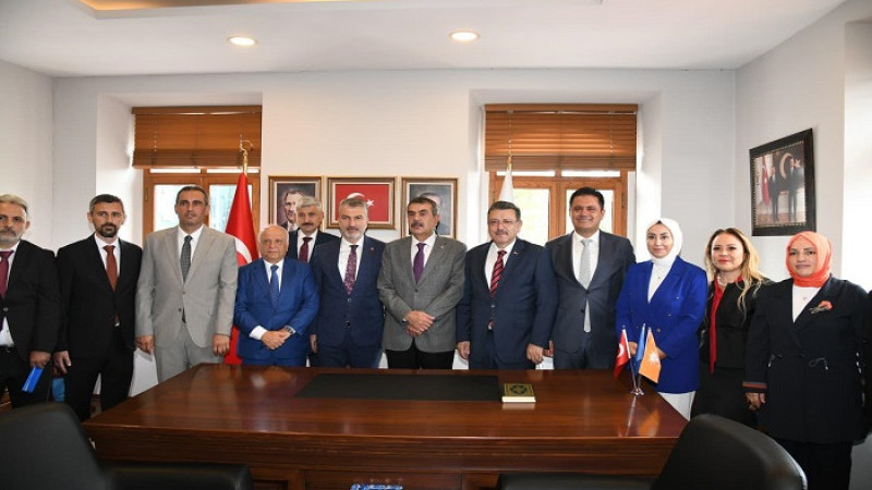 SATKOF Heyeti ve MEB Bakanı Yusuf Tekin İle Birlikte Trabzon'u Ziyaret Etti