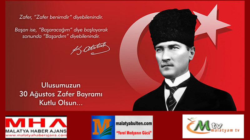 30 Ağustos Zafer Bayramının 103. Yıl Dönümü Kutlu Olsun