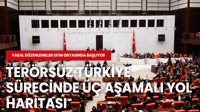 Terörsüz Türkiye Sürecinde Üç Aşamalı Yol Haritası Olacak