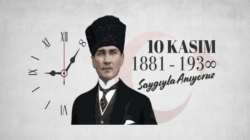 Baş Komutan Atatürk'ü 87.ci Ölüm Yıl Dönümünde Minnetle Anıyoruz