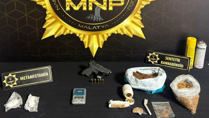 Malatya’da Uyuşturucu Operasyonu: Çok Sayıda Madde Ele Geçirildi