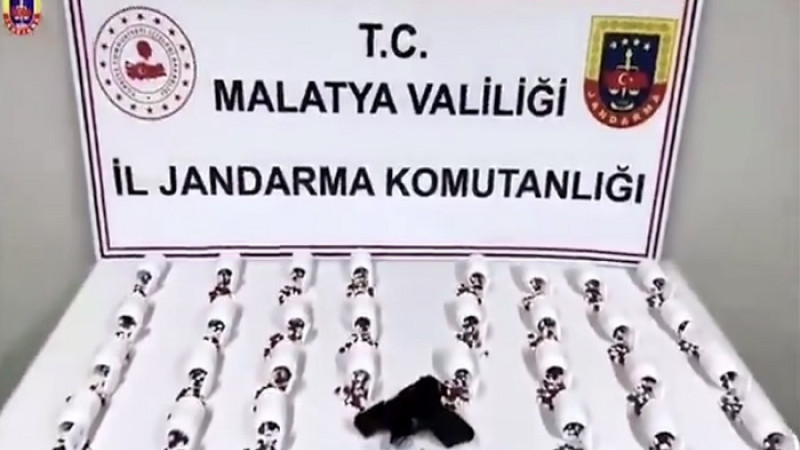 Battalgazi ve Akçadağ’da  Sentetik Hap ve Silah Ele Geçirildi