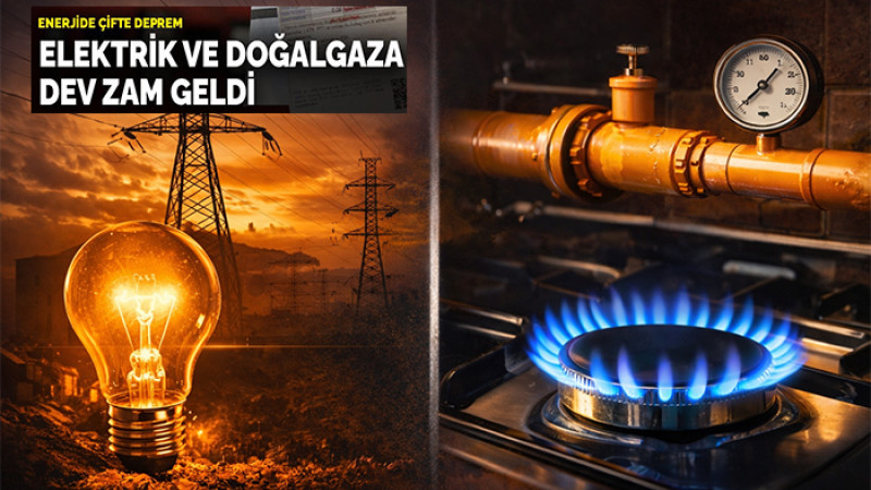 Enerjide Çifte Deprem: Elektrik ve Doğalgaz'a Dev Zam Geldi