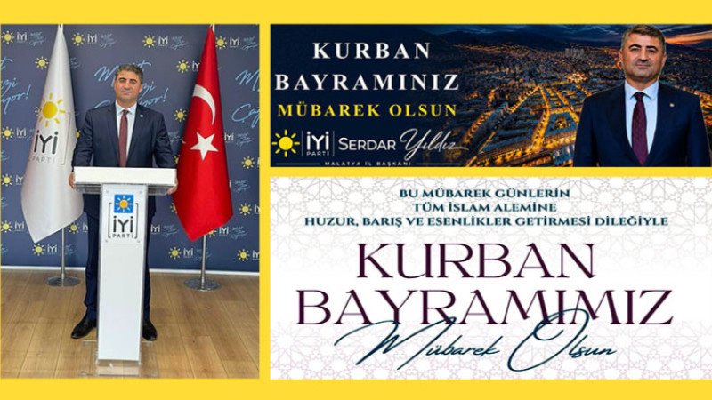 Başkan Serdar Yıldız;  Kurban Bayramınız Mübarek Olsun