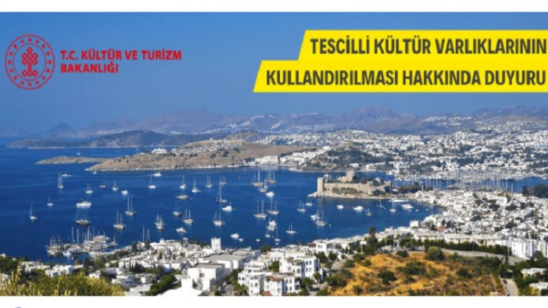 Bodrum'da 325.64 Metrekare Kültür Varlığı Kiraya Verilecek