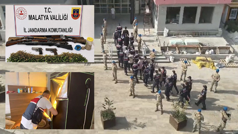 Malatya’nın da Aralarında Bulunduğu 24 İlde Narkotik Operasyonu