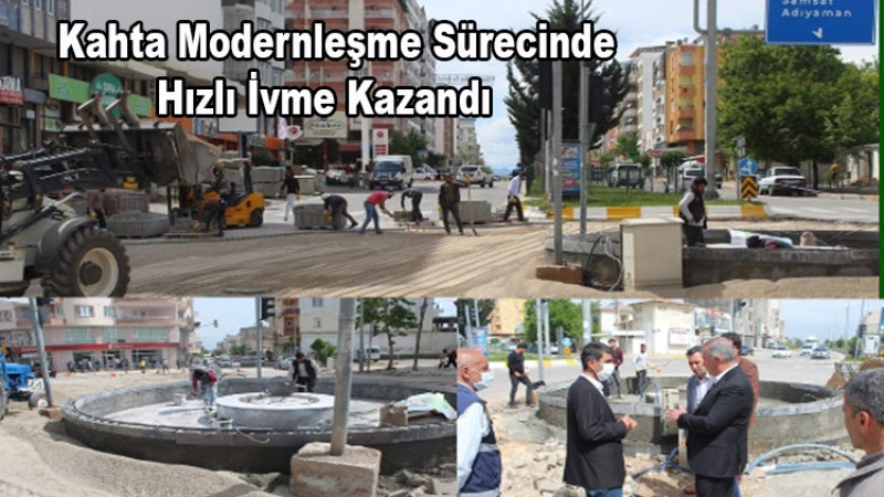 Kahta Belediyesi Yatırımlarıyla İlçenin Çehresini Değiştiriyor