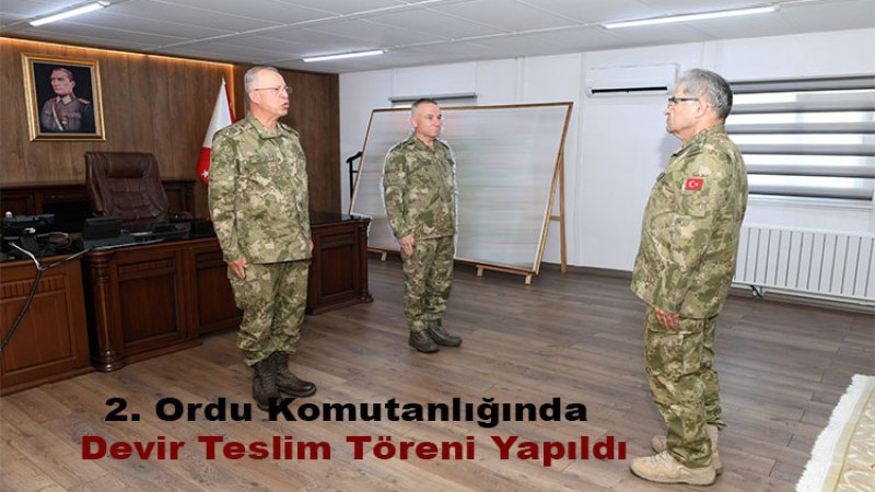 2. Ordu Komutanı Korgeneral Gültekin Yaralı Görevi Devraldı